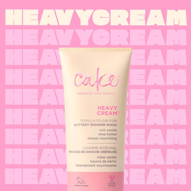 Cake Beauty غسول الجسم الكريمي الثقيل من كيك بيوتي (رغوة)، 7 أونصة - Image 2